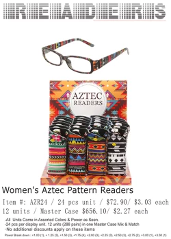 Women Aztec Pattern Readers